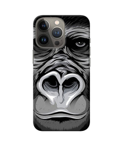 Black chimpanzee iPhone 13 Pro Back Cover