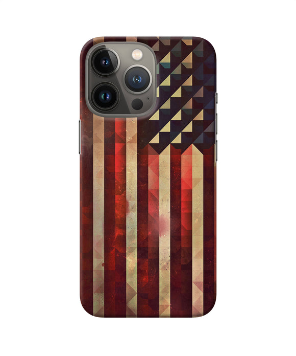 Vintage US flag iPhone 13 Pro Back Cover