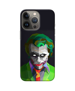 Abstract dark knight joker iPhone 13 Pro Back Cover