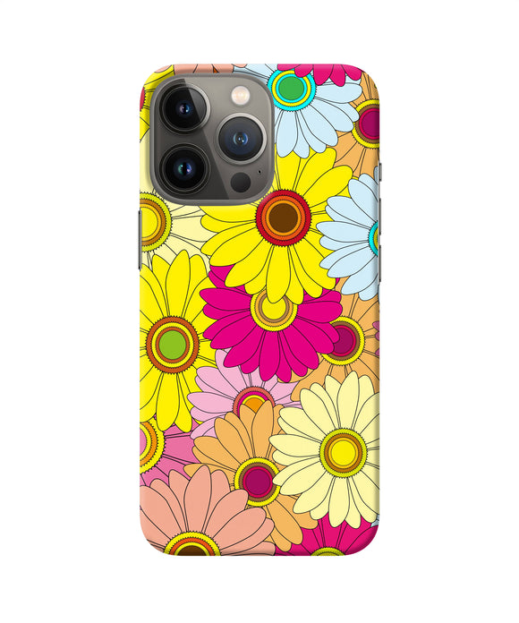 Abstract colorful flowers iPhone 13 Pro Back Cover