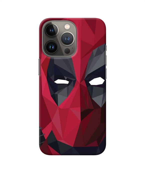 Abstract deadpool mask iPhone 13 Pro Back Cover