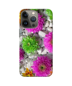 Natural flower stones iPhone 13 Pro Back Cover