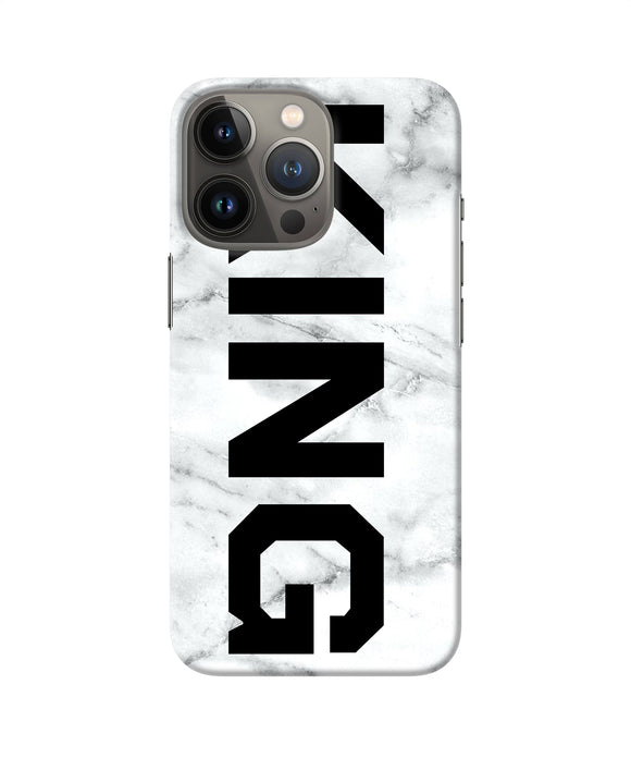 King marble text iPhone 13 Pro Back Cover