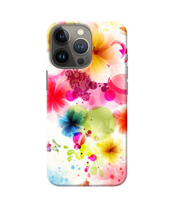 Flowers print iPhone 13 Pro Back Cover