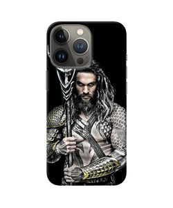 Aquaman trident black iPhone 13 Pro Back Cover