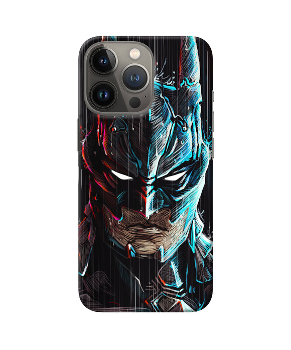 Batman face iPhone 13 Pro Back Cover