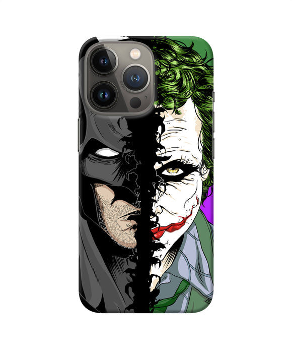 Batman vs joker half face iPhone 13 Pro Back Cover