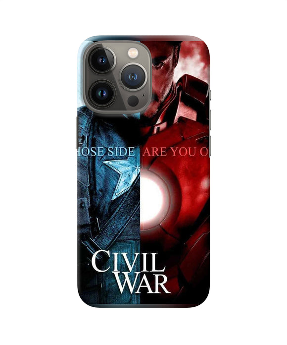 Civil war iPhone 13 Pro Back Cover