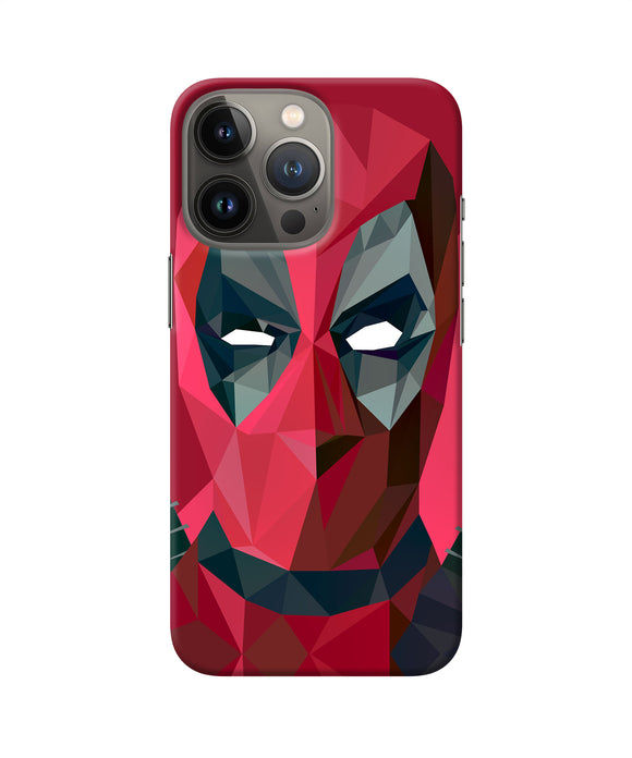 Abstract deadpool full mask iPhone 13 Pro Back Cover