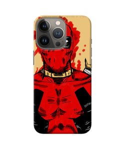 Blooded deadpool iPhone 13 Pro Back Cover