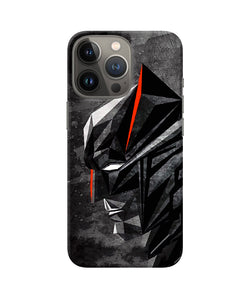 Batman black side face iPhone 13 Pro Back Cover