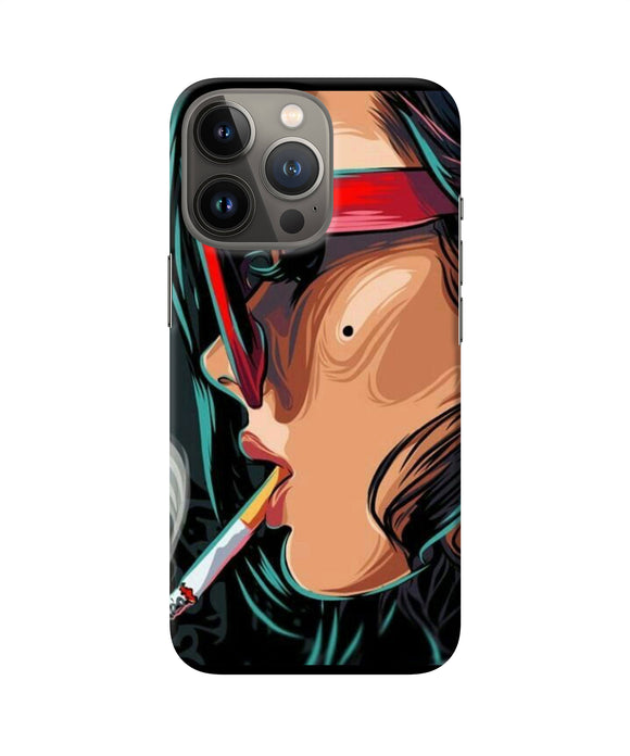 Smoking girl iPhone 13 Pro Back Cover