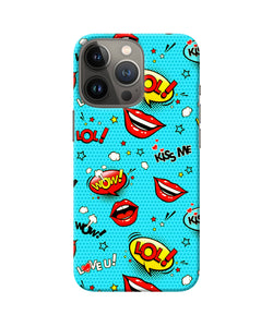 Lol lips print iPhone 13 Pro Back Cover