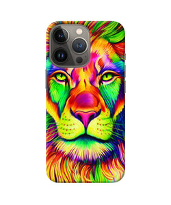 Lion color poster iPhone 13 Pro Back Cover