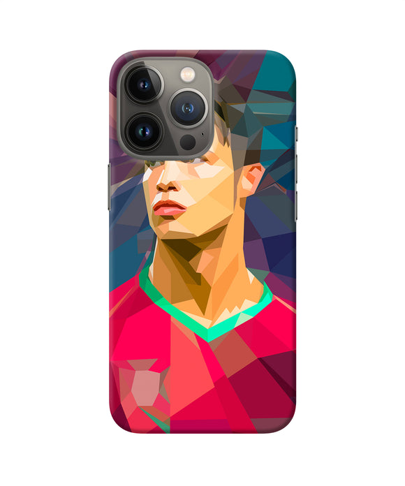 Abstract ronaldo iPhone 13 Pro Back Cover