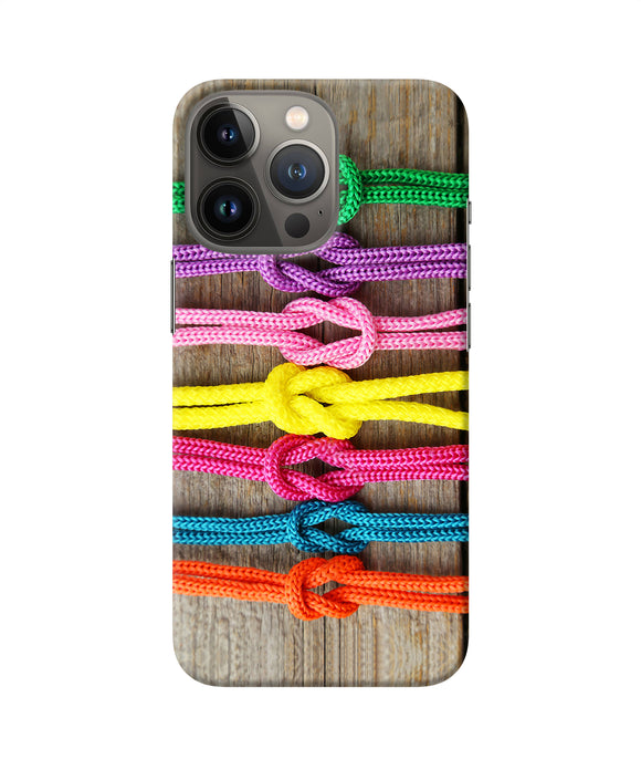 Colorful shoelace iPhone 13 Pro Back Cover