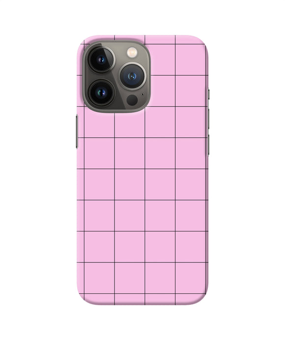 Pink square print iPhone 13 Pro Back Cover