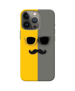 Mustache glass iPhone 13 Pro Back Cover