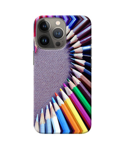 Color pencil half heart iPhone 13 Pro Back Cover