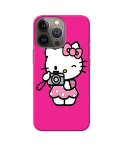 Hello kitty cam pink iPhone 13 Pro Back Cover