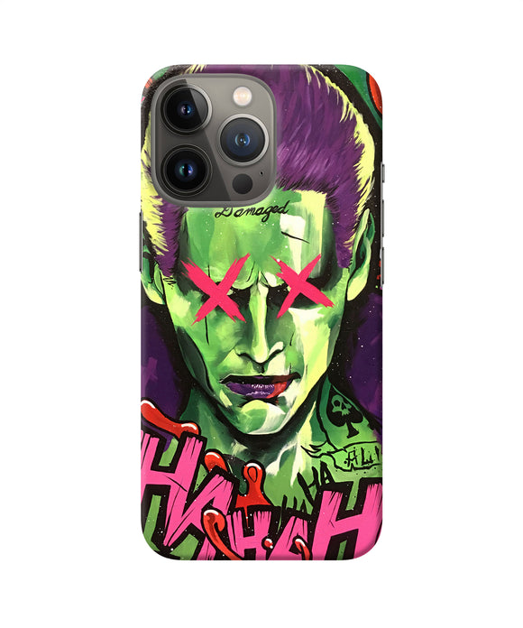 Damaged joker anim iPhone 13 Pro Back Cover