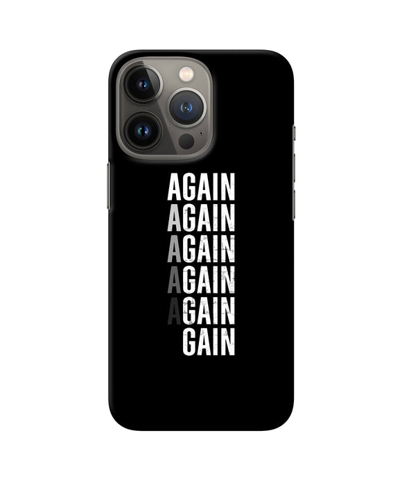 Again Again Gain iPhone 13 Pro Max Back Cover