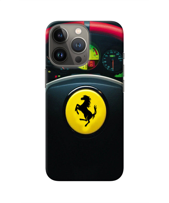 Ferrari Steeriing Wheel iPhone 13 Pro Max Real 4D Back Cover