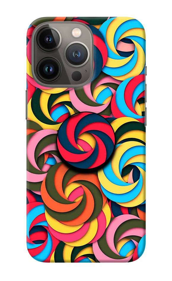 Spiral Pattern iPhone 13 Pro Max Pop Case