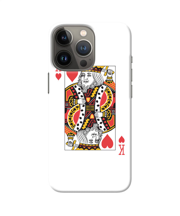 Heart king card iPhone 13 Pro Max Back Cover