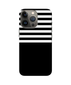 Black and white print iPhone 13 Pro Max Back Cover