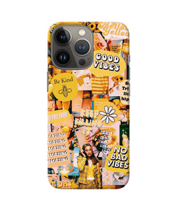 Good vibes poster iPhone 13 Pro Max Back Cover