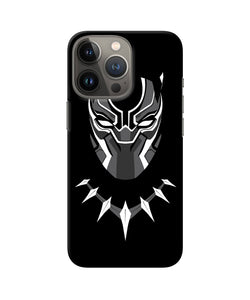 Black penthon cartoon iPhone 13 Pro Max Back Cover