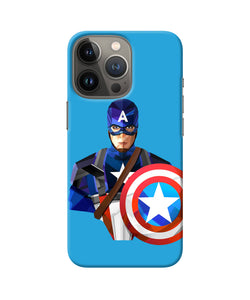 Captain america character iPhone 13 Pro Max Back Cover