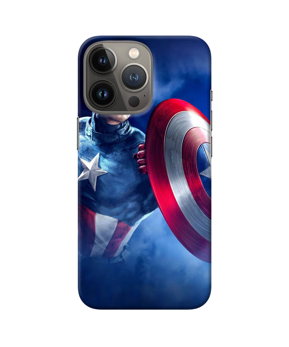 Captain america on sky iPhone 13 Pro Max Back Cover