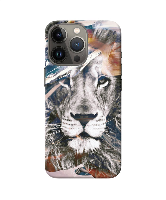 Lion poster iPhone 13 Pro Max Back Cover