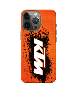 KTM black spray iPhone 13 Pro Max Back Cover