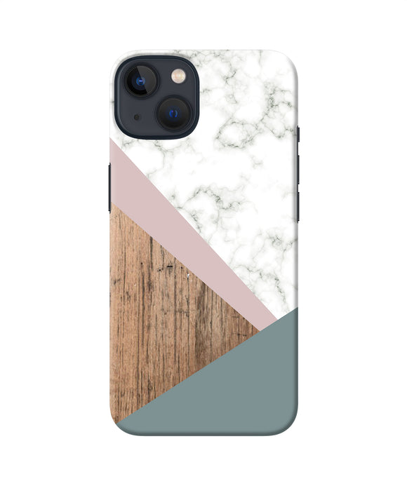 Marble wood Abstract iPhone 13 Mini Back Cover