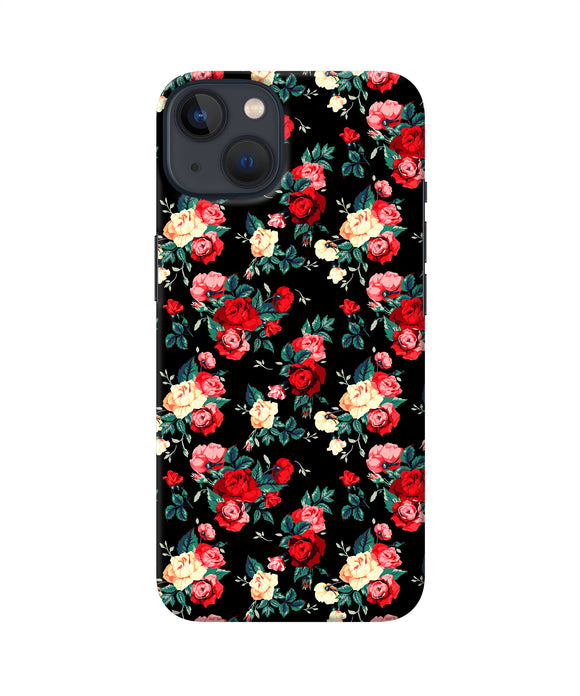 Rose Pattern iPhone 13 Mini Back Cover