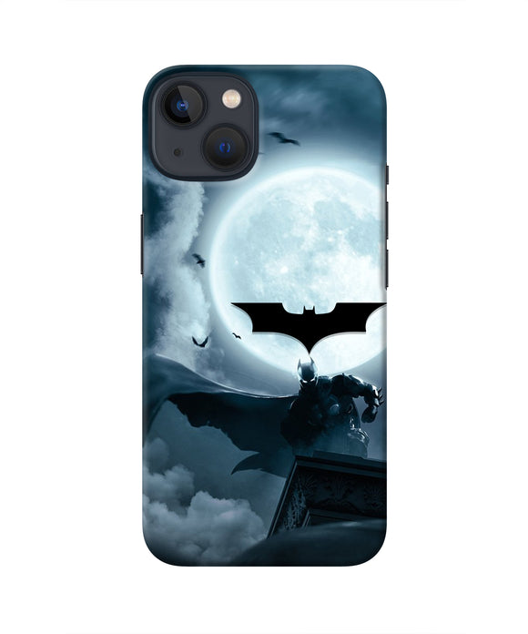 Batman Rises iPhone 13 Mini Real 4D Back Cover