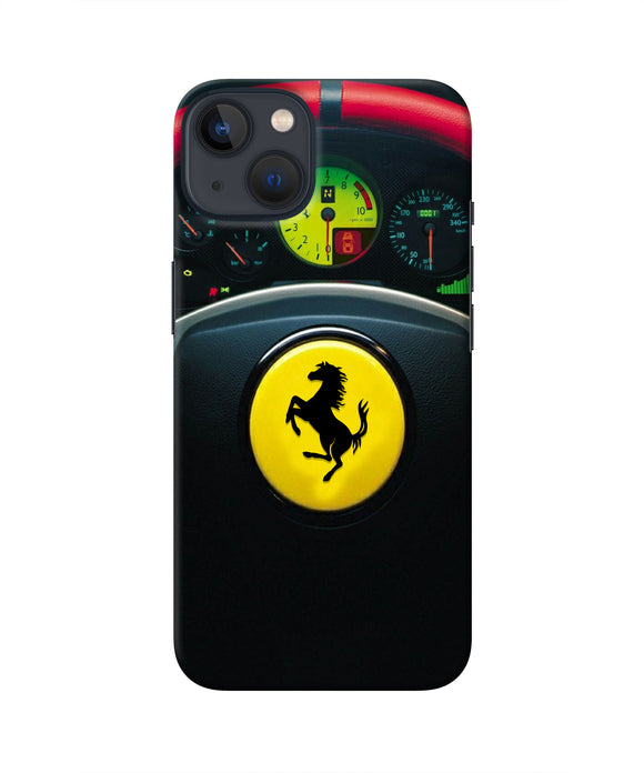 Ferrari Steeriing Wheel iPhone 13 Mini Real 4D Back Cover