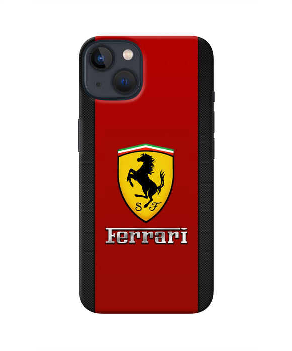 Ferrari Abstract iPhone 13 Mini Real 4D Back Cover