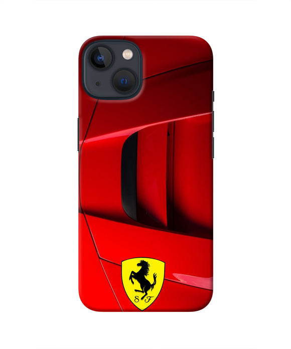 Ferrari Car iPhone 13 Mini Real 4D Back Cover