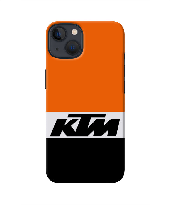 KTM Colorblock iPhone 13 Mini Real 4D Back Cover