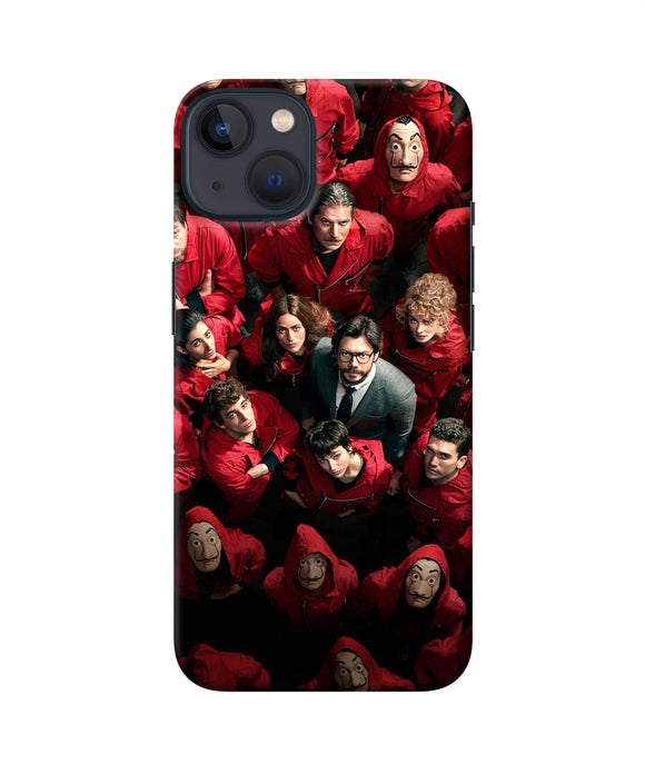 Money Heist Professor with Hostages iPhone 13 Mini Back Cover