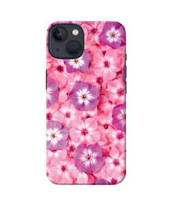 Natural pink flower iPhone 13 Mini Back Cover