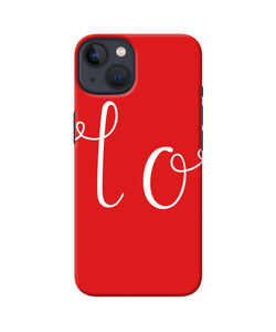 Love one iPhone 13 Mini Back Cover