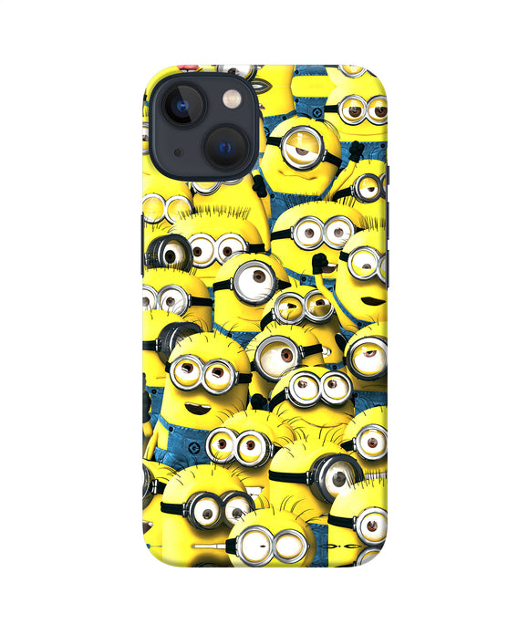 Minions mini crowd iPhone 13 Mini Back Cover