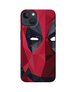 Abstract deadpool half mask iPhone 13 Mini Back Cover