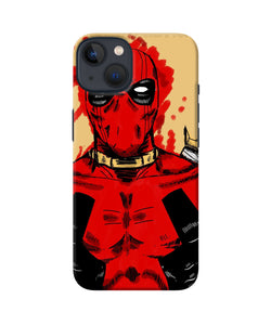 Blooded deadpool iPhone 13 Mini Back Cover