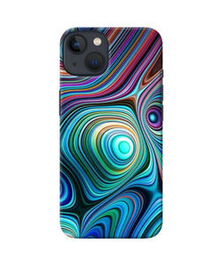 Abstract coloful waves iPhone 13 Mini Back Cover